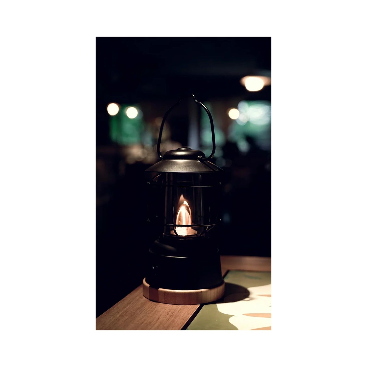 WOODY Lantern Campinglampe dimmbar