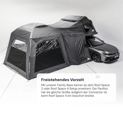 Vorzelt FAMILY BASE für Dachzelt ROOF SPACE 2 & 4