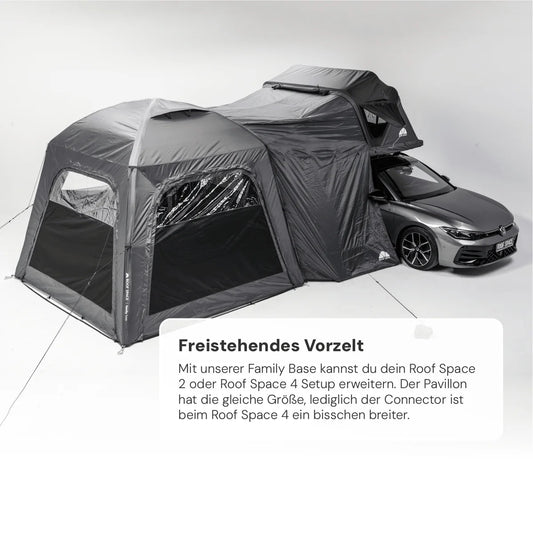 Vorzelt FAMILY BASE für Dachzelt ROOF SPACE 2 & 4