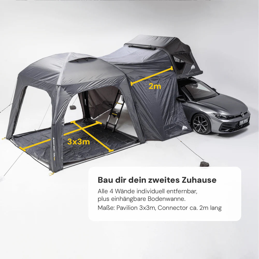 Vorzelt FAMILY BASE für Dachzelt ROOF SPACE 2 & 4