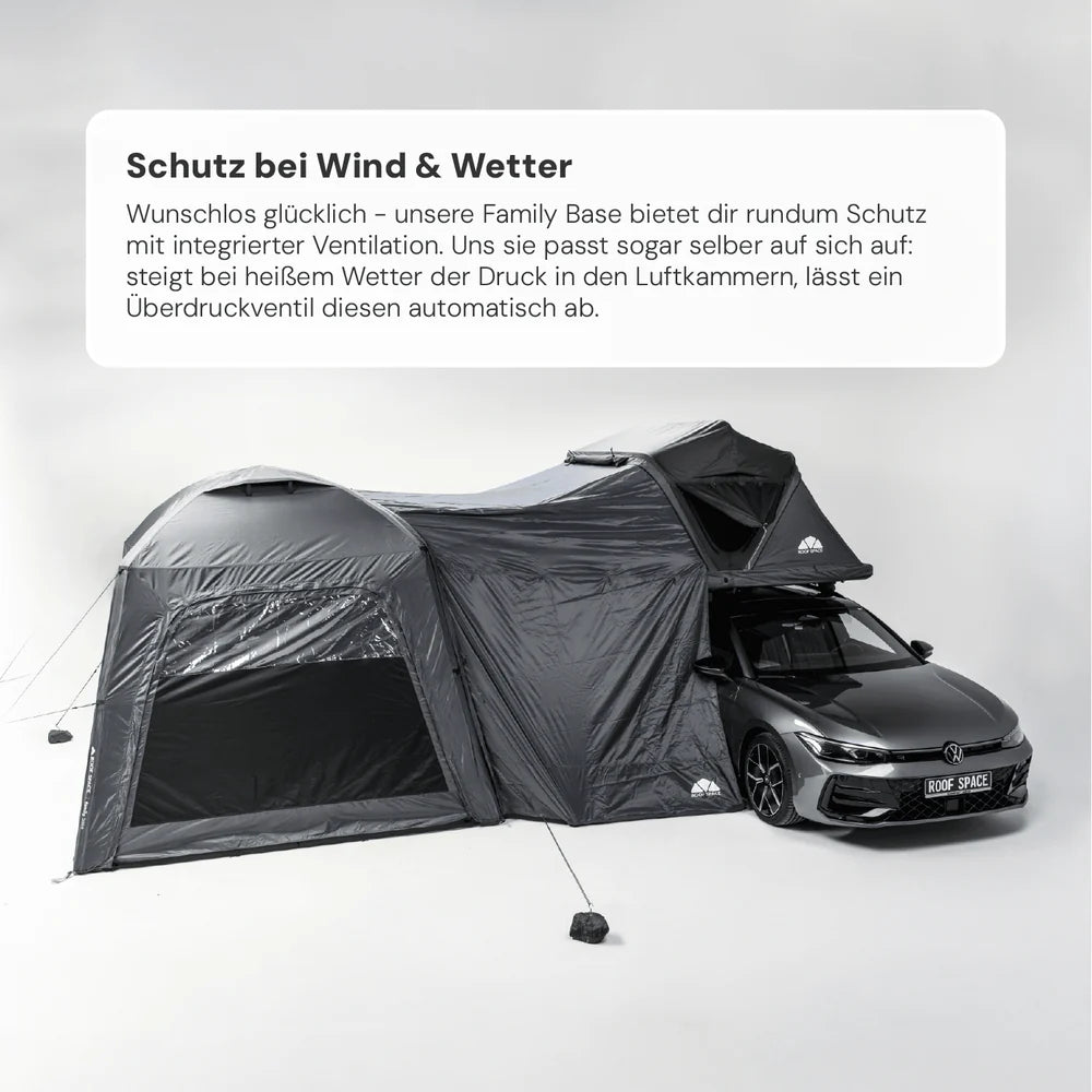 Vorzelt FAMILY BASE für Dachzelt ROOF SPACE 2 & 4