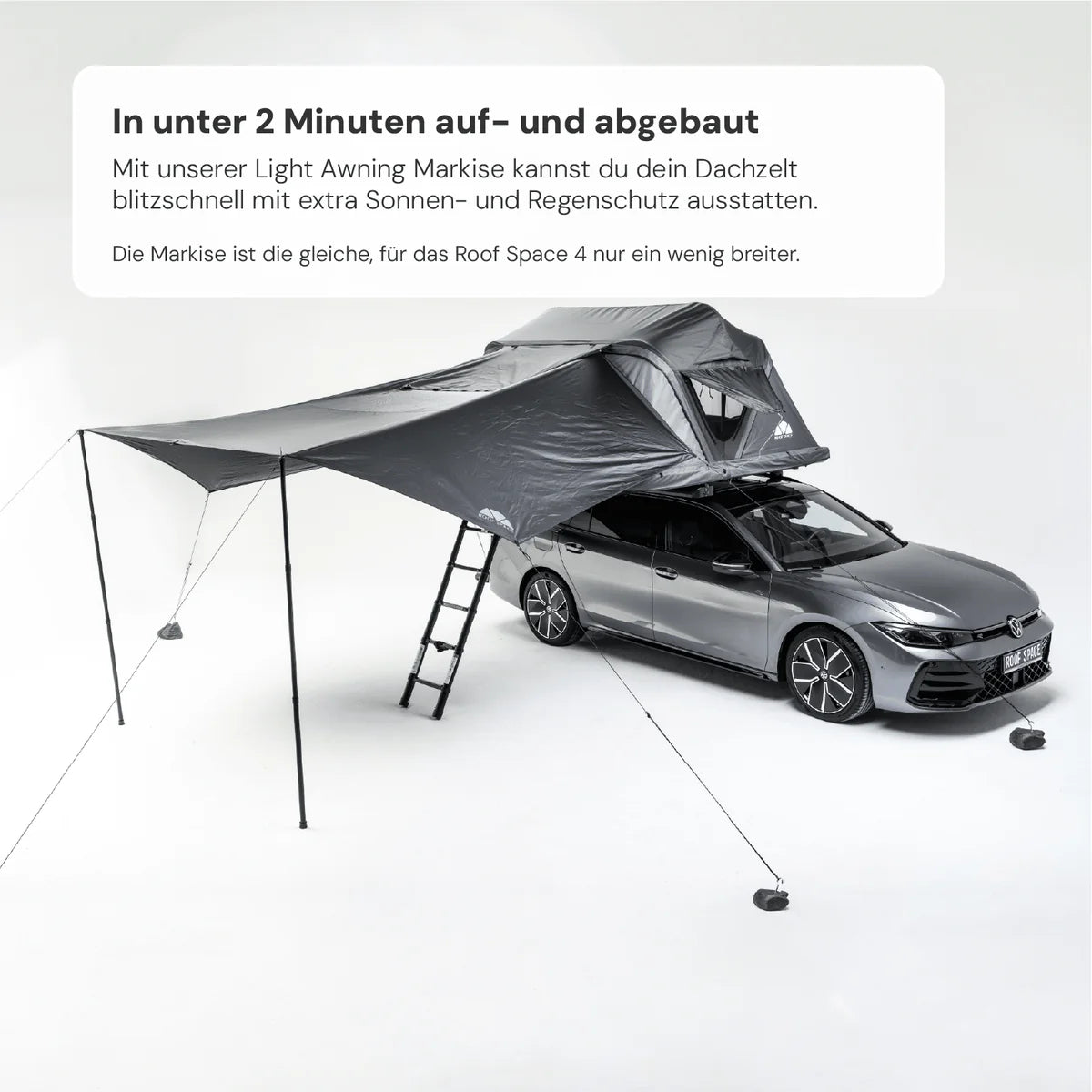 Vorzelt LIGHT AWNING für Dachzelt ROOF SPACE 2 & 4