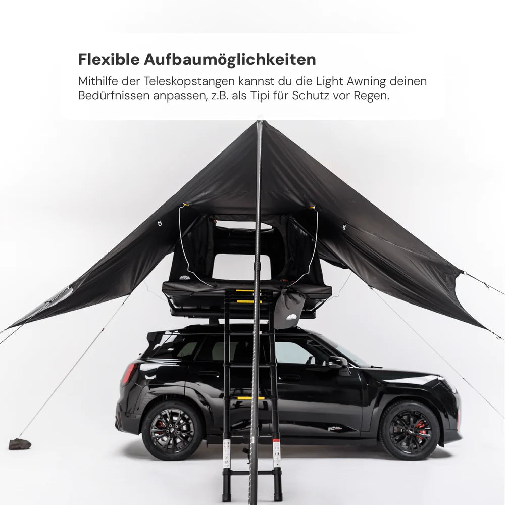 Vorzelt LIGHT AWNING für Dachzelt ROOF SPACE 2 & 4
