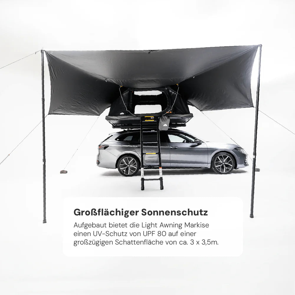 Vorzelt LIGHT AWNING für Dachzelt ROOF SPACE 2 & 4