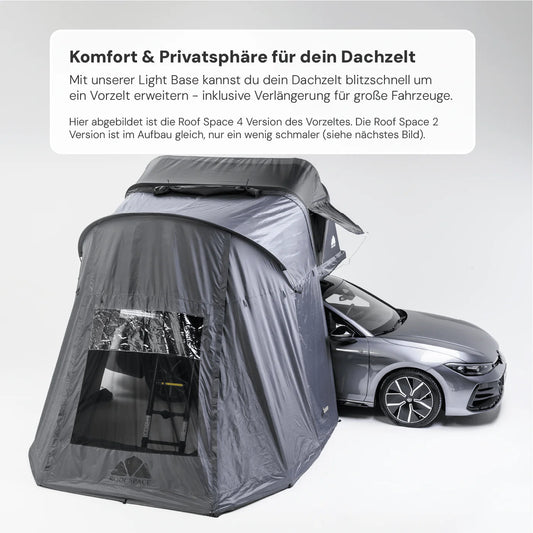 Vorzelt LIGHT BASE für Dachzelt ROOF SPACE 2 & 4