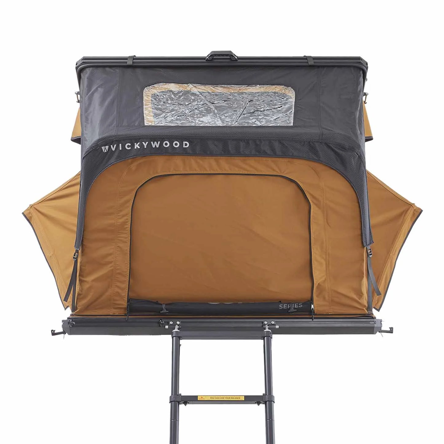 Dachzelt Vickywood Cumaru UP 145 Goldbraun
