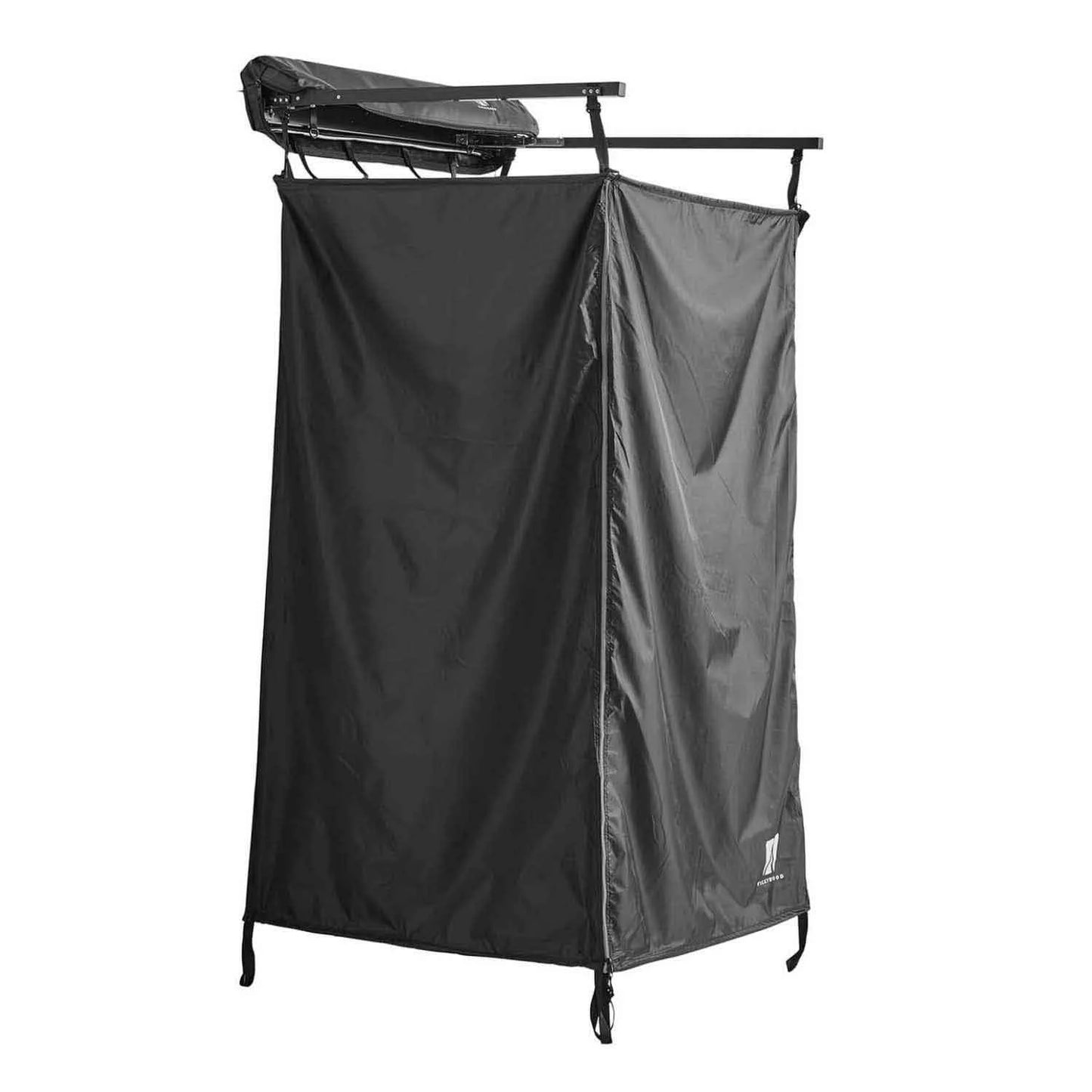 Duschzelt mit Regenhaube 100cm schwarz